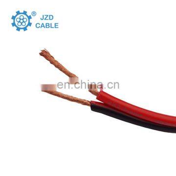 Twin Flat Wire Flexible White Black Red Color Speaker Cable photo-3