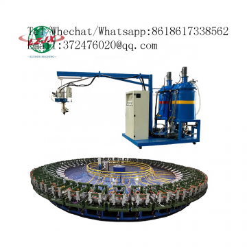 polyurethane shoe sole machine pu soles, safety shoes, slippers, sandals and other pu shoes