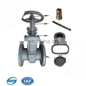 Carbon Steel Gate Valve With Ductile iron Yoke nut Brass Yoke Nut