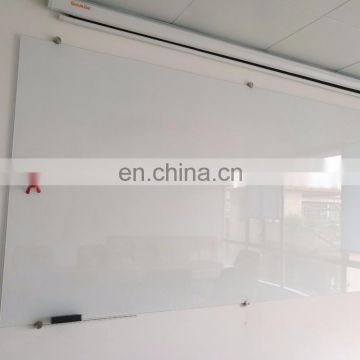 Factory price clear tempered glass magnetic writing board