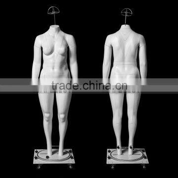 GH24 Women Fat Ghost Mannequin Plus-size Invisible Removable Model Female Dummy photo-2