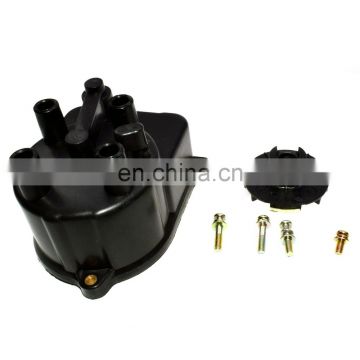 2Pcs Distributor Cap and Distributor Rotor Ignition Kit For Honda Civic CR-V