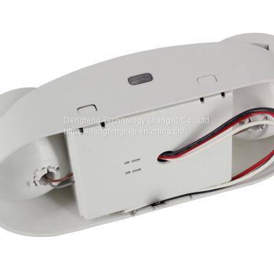 LED Emergency Light New Style Rechargeable Twin Head Wall Lamp Wholesale 3W*3W 3hours CE Certified photo-4