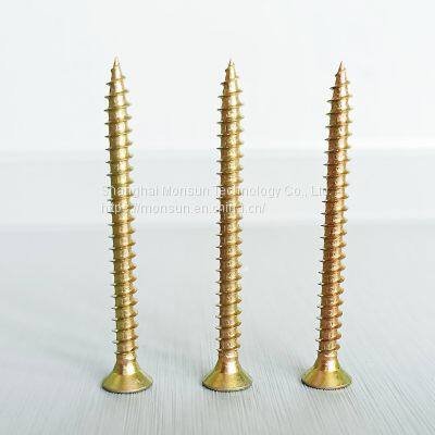 Yellow Drywall Screws Fine Thread Self Tapping Screws China Factory Supply