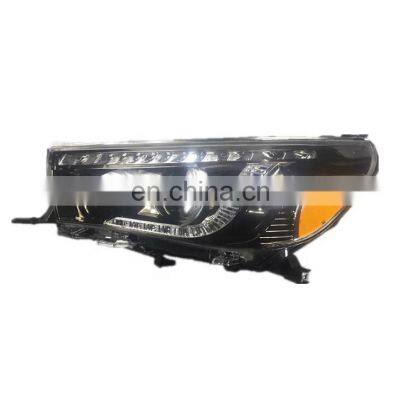 Auto Parts Car Head Lamp Double Lens For Hilux Revo Rocco 2016-2019 LED Headlight