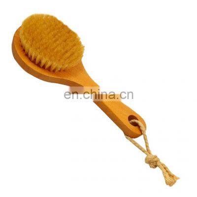 Bristle Detox Wooden Handle Body Brush Skin Long-handled