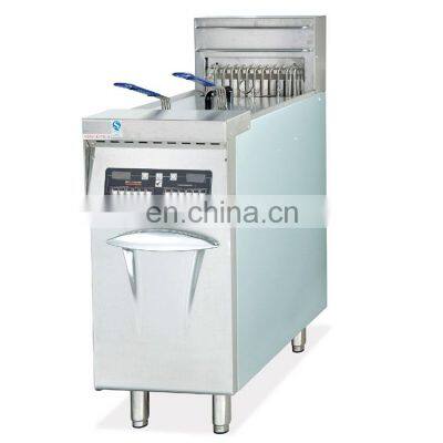 Vertical 1-tank Electric Computer deep fryer with oil filter /Digital Electric Deep Fat Fryer