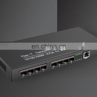 Gigabit SFP Media Converter With 1000M 8 SFP Fiber Port 1 RJ45 Ethernet Port photo-4