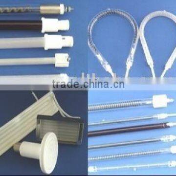 U Bend Quartz Tube for Carbon Heater Lamp