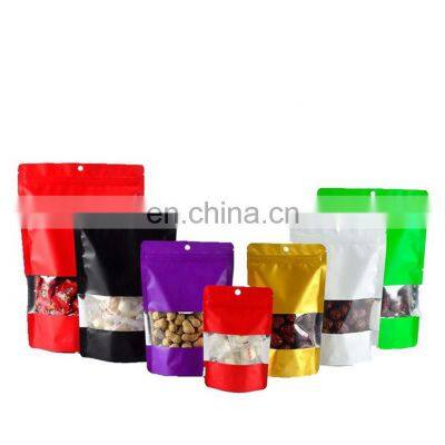 Customized Food Grade Resealable Bag Aluminum Foil Zip Lock Stand Up Pouch Plastic Mylar Bag For Snack Dry Fruit Powder Nuts