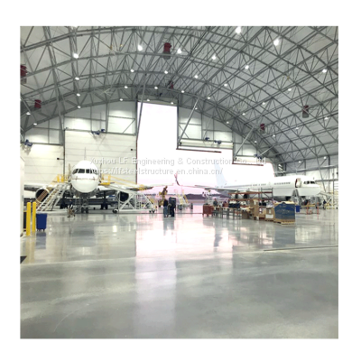 LF Long Span Steel Structure Roof Construction Prefab Aircraft Hangar