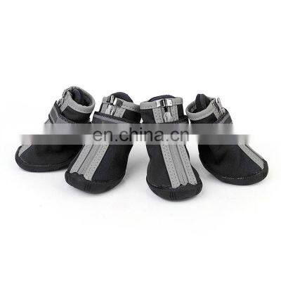Outdoor Warm Supplies Luxury Pet Designer Print Autumn Winter Sport Custom Dog Shoes