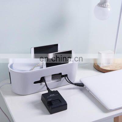 Stocked Multi-functional Ecofriendly Material ABS Plug Storage Organizer Box With Lid photo-4