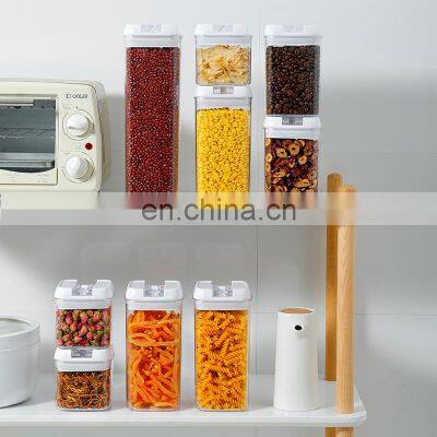 Rectangle Food Container miscellaneous grain crops storage box air tight moistureproof plastic food container