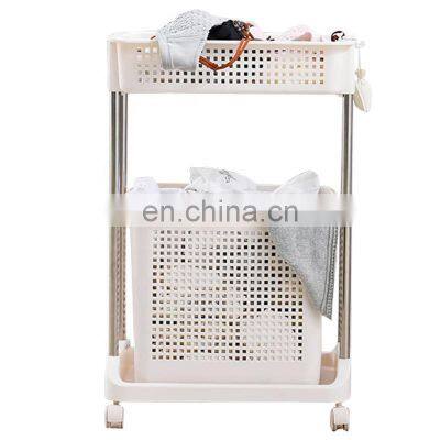 Tomuhom New 2020 laundry hamper high quality 2 tier laundry hamper