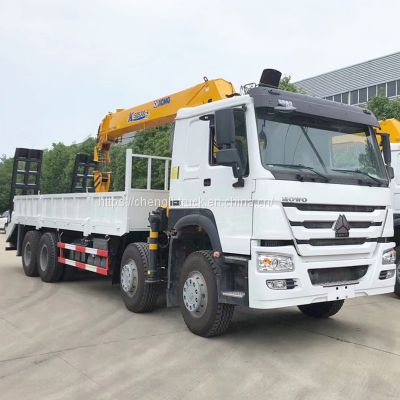 8x4 sinotruk howo crane truck 20ton 25ton 30ton 35ton 40ton 45ton crane