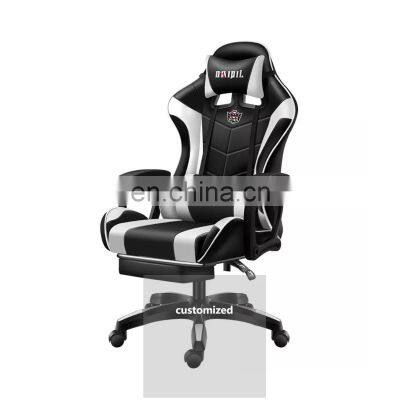 Good High Quality Office Recliner Computer Silla Gamer RGB Led Light Massage Racing Gaming Chair With Lights and Speakers