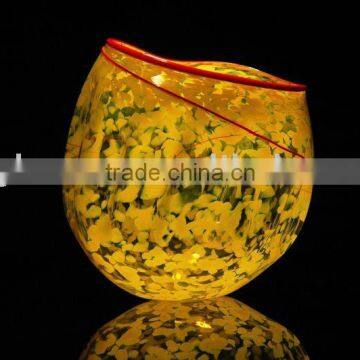 Art Coloured Glass Jar