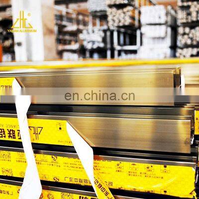Glossy k Golden Brushed Aluminium Profile,aluminium Edge Sealing Section,electrophoresis Golden Anodized Aluminium photo-4