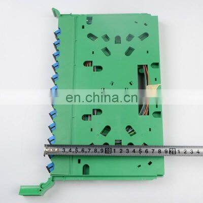 12 24 Core SC LC Port ABS Integrative Fiber Optic Splice Cassette Tray photo-4