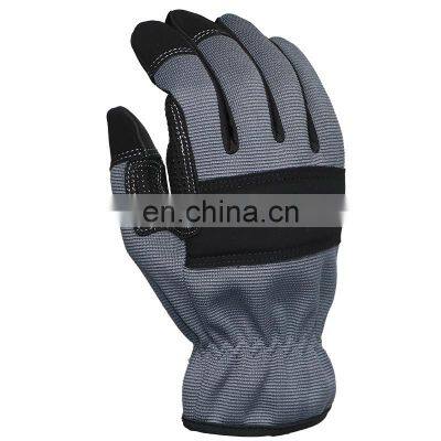 Microfiber Anti-slip Box Handling PVC Dotted Gloves Gas Drilling Glove photo-3