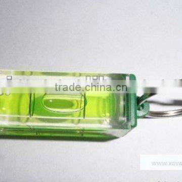 PMMA Square bubble level with keychain circular level vial,circular, square vial,Gradienter level bubbles