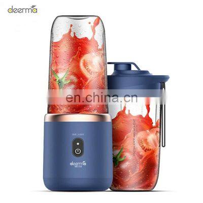 Xiaomi Deerma Mini Portable Blender Wireless Electric Juicer Machine Lemon Orange Fruit Squeezer 400ml Mixer Rechargable