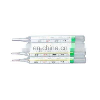 CR W00 clinical thermometer body safety small glass mercury free thermometer