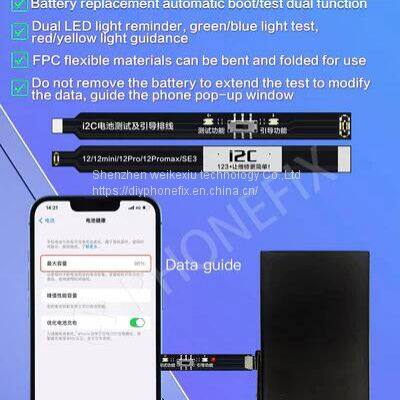 I2C Battery Data Guide Booting Cable for IPhone 5SE-13ProMax photo-3