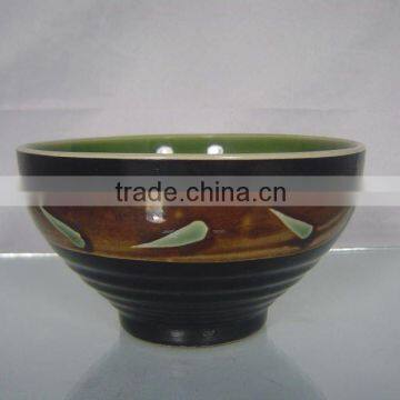 ceramic bowl with antique imitation design