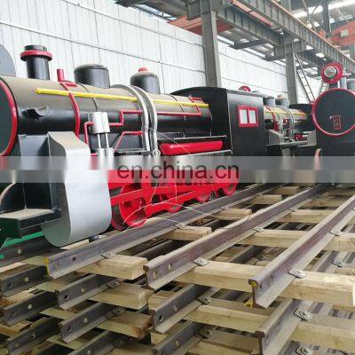 Sightseeing Steam Railroad Electric Train for Children photo-2