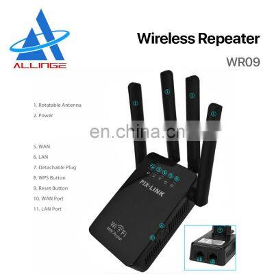 ALLINGE LG3205 Wireless Wifi Repeater Routers 300M 2.4GHz Network Signal Amplifier 802.11n Signal Booster Wifi Repeater photo-4