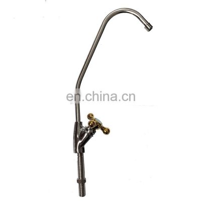 Lead-free Brass Swivel Spout Kitchen Sink Tap Only Cold Chrome Faucet