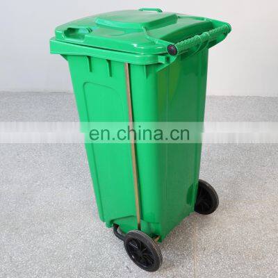 120 Liter Plastic Dustbin Pedal Mobile Garbage Container Trash Can Plastic Waste Bin With Lids
