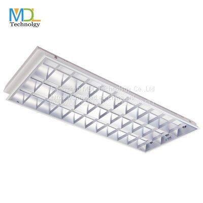 MDL T8 LED Louver Light Fixture Model: MDL-SF8 photo-2