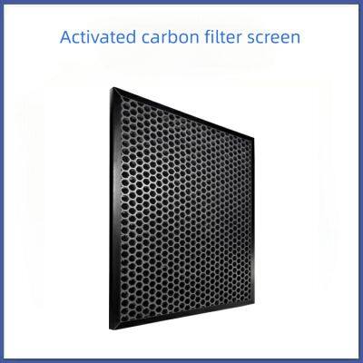 Honeycomb shaped activated carbon filter