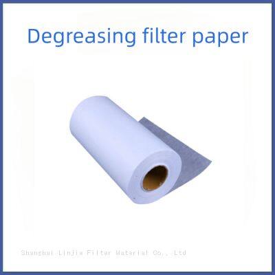 Paper bag filter degreasing filter paper