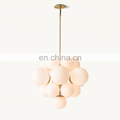 Decorative Modern Luxury Metal Chandelier Glass Gobes Lamp CIRQUE CLUSTER CHANDELIER for Home and Hotel Use