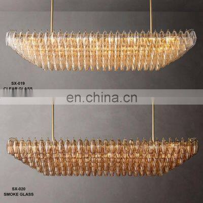 Exquisite Modern Luxury Diamond-Cylindrical Crystal Pendant Chandelier for Living Dining Room Kitchen Island Foyer Bedroom