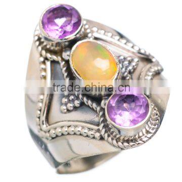 RARE ETHIOPIAN OPAL 925 STERLING SILVER RING ,925 STERLING SILVER JEWELRY WHOLE SALE,JEWELRY EXPORTER