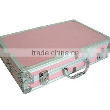 Pink Aluminum Briefcase Storgae Tool Box