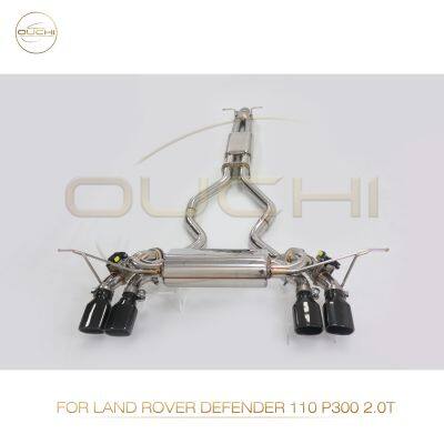 SS304 Exhaust System Catback for Land Rover Defender 110 P300/Range Rover Sport/Range Rover L405/Range Rover Sport High-performance car exhaust parts