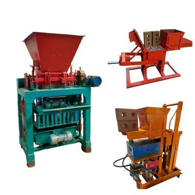 Máquina para fabricar bloques de cemento, máquina semi - automática para fabricar ladrillos de arcilla, máquina para fabricar ladrillos huecos