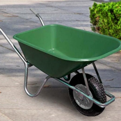 Steel Wheelbarrow With Powder-Coated Finish 100L 80L 90L
