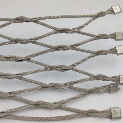 304 Stainless Steel Rope Mesh With 7x7 Wire Structure for Fall Protection photo-3