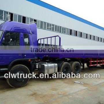 Dongfeng 6*4 tractor truck and trailer,12m trailer