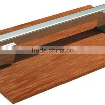 Aluminum furniture handle LUX SARDUNYA 96-512 mm feet:25 mm