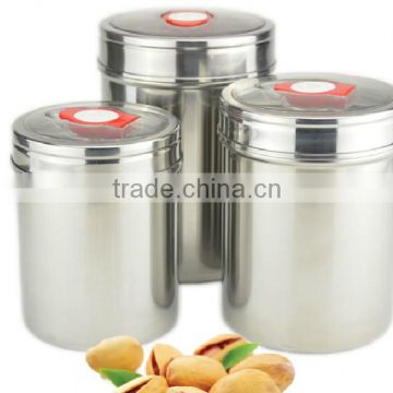 stainless steel tea coffee sugar canisters container