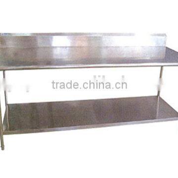 APEX Customized Restaurant Kitchen Backrest Stainless Steel Work Table photo-2