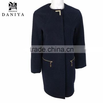 2016 Women Wool Coat Winter Liner Trench Overcoat Medium-long Slim Jacket Overcoat Cashmere Coat Plus Size